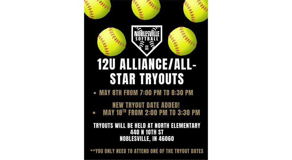 12U Alliance + All-Star Tryouts